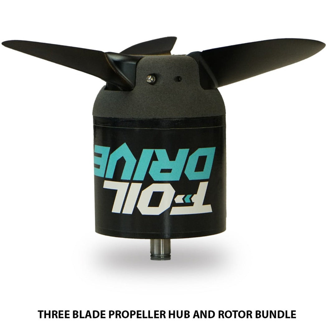 Foil Drive Three Blade Propeller Hub and Rotor Bundle